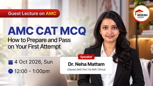 AMC CAT MCQ: How to Prepare and Pass on Your First Attempt