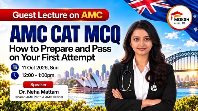 AMC CAT MCQ: How to Prepare and Pass on Your First Attempt