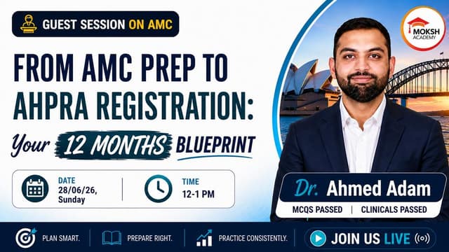 From AMC Prep to AHPRA Registration: Your 12 months Blueprint
