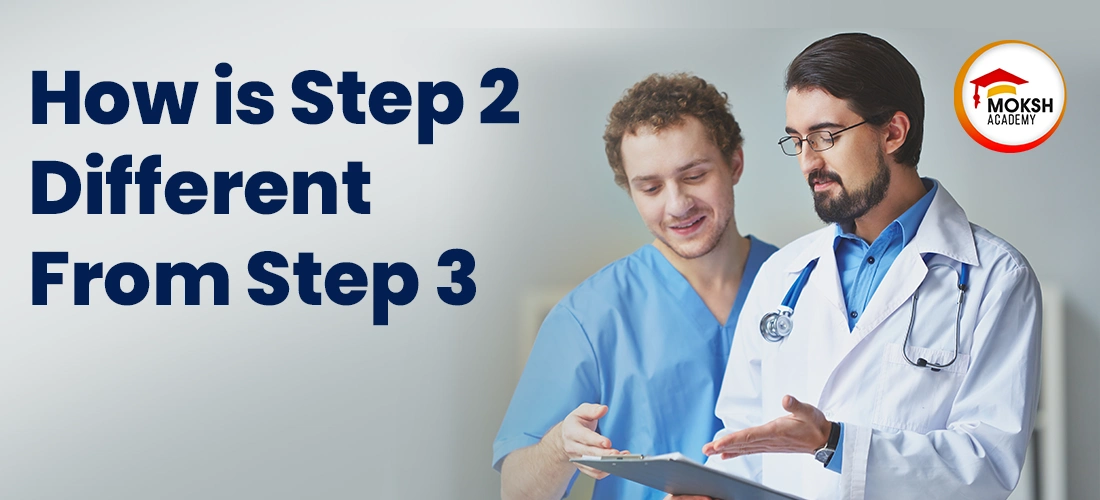 How is the USMLE Step 2 Exam different from the USMLE Step 3 Exam?
